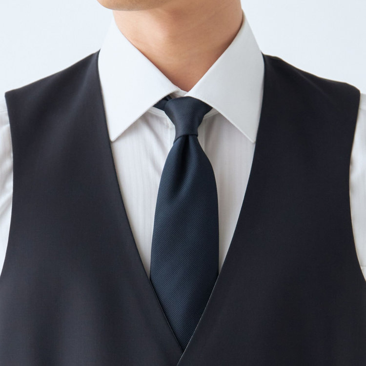 ソノタ（KONAKA用） 【JOHN PEARSE BLACK】【年間】リバーシブルジレ(ベスト)/ネイビー＆グレー/SHOWER CLEAN 紺濃色