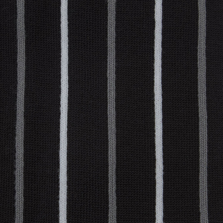 ソノタ（KONAKA用） 【FORMAL】靴下/ブラック×ストライプ 黒