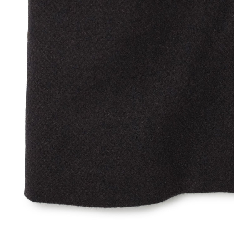 ＫＭＣブラック 【KANSAIMAN collection】【レギュラーフィット】ウールブレンド バルマカーンコート/ブラウン＆ネイビー/RE:NEWOOL 茶濃色