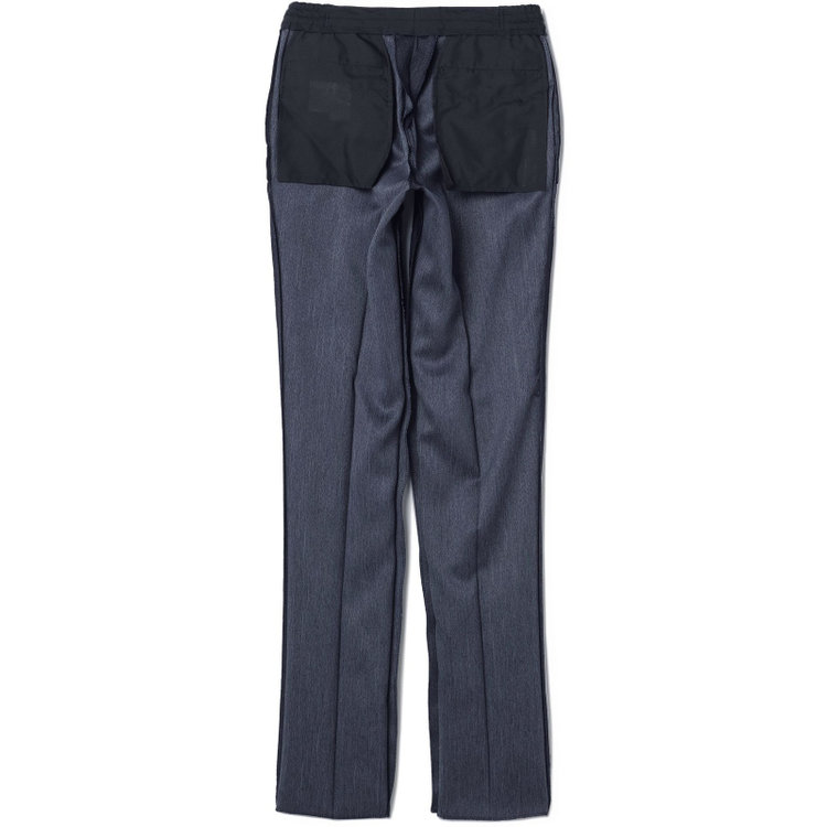 ＪＰ コンフォート 【JOHN PEARSE comfort】【年間】2釦シングルスリーピーススーツ ショートタック/ネイビー/ウエストシャーリング仕様/「ULTRA MOVE」ストレッチ・ウォッシャブル/※裾上げ必要 青中間