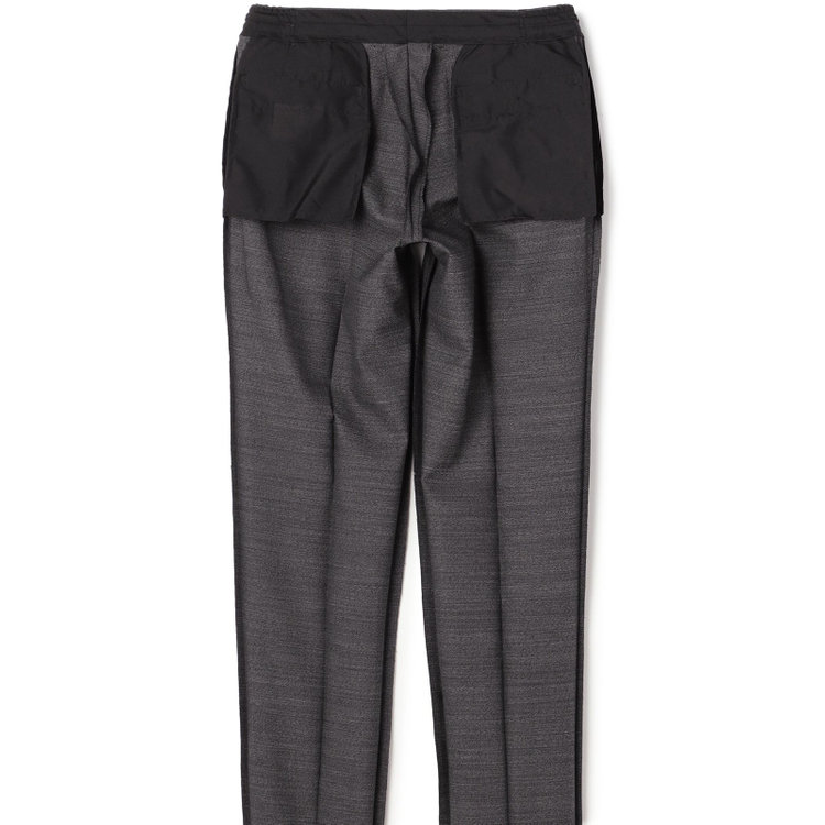 ＪＰ コンフォート 【JOHN PEARSE comfort】【年間】7WAY コーディネイトパンツ付き/2釦シングルスリーピーススーツ ショートタック/ブラック×ツイル+グレーパンツ/ULTRA MOVE/ウエストシャーリング/ウォッシャブル/ストレッチ/※裾上げ必要 黒