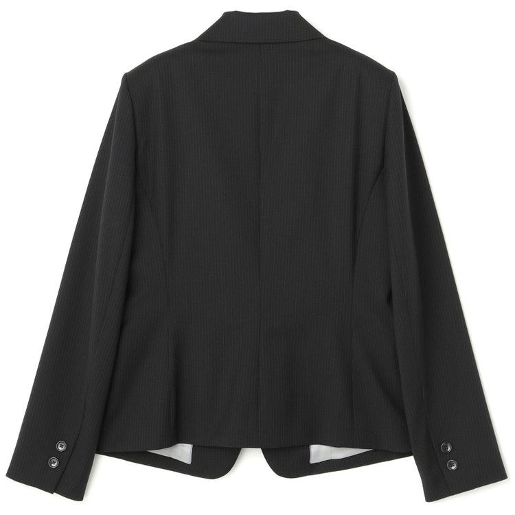 ソノタ（KONAKA用） 【Ultima nero G-Style】【年間】ブラック×ストライプ / ジャケット / ウォッシャブル / ストレッチ / 防シワ / 撥水加工 黒