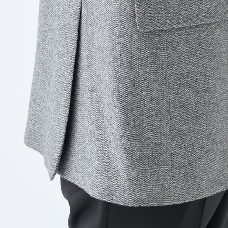 ドナートヴィンチ 【Donato Vinci Italy】【秋冬】カシミヤブレンド2釦シングルジャケット/グレー/本水牛釦 グレー中間