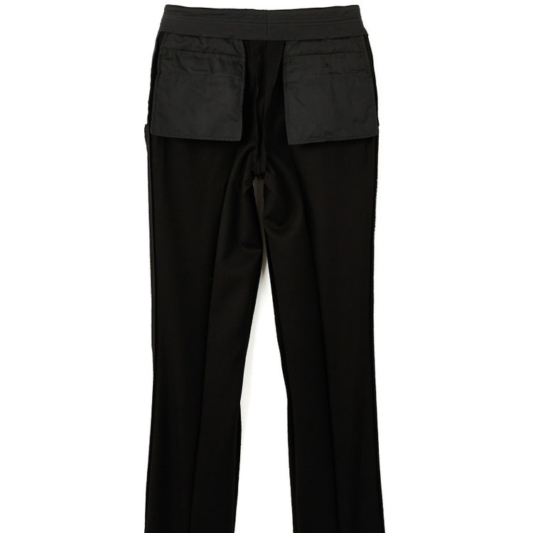 ジョンピアース 【JOHN PEARSE】【スリムシルエット】濃染加工/2釦シングルフォーマルスーツ 0タックパンツ/アジャスター付き/※裾上げ必要 黒