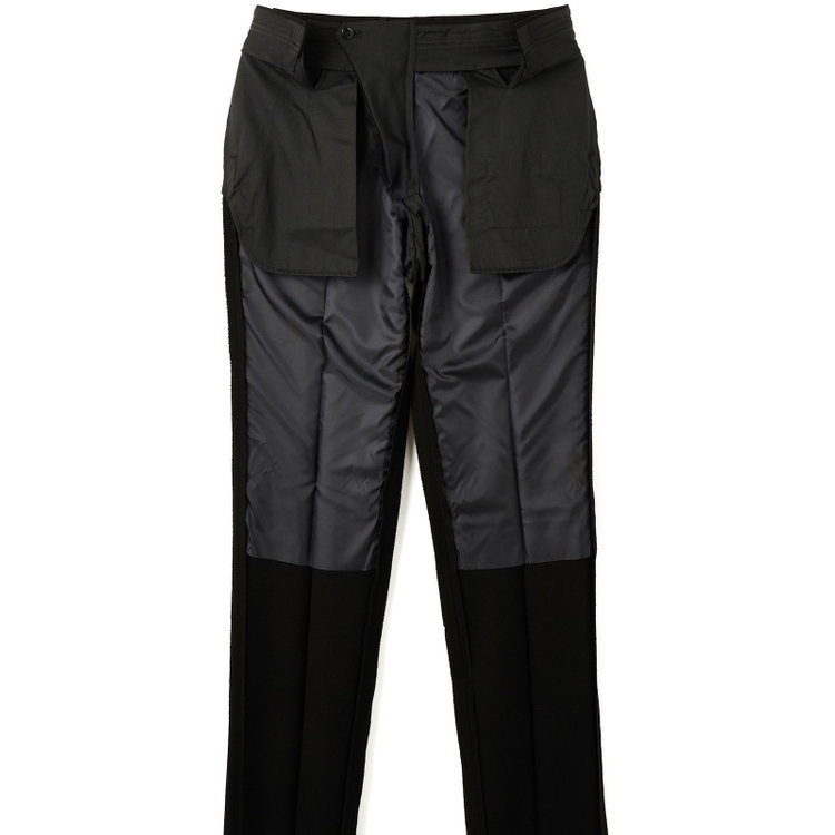 ジョンピアース 【JOHN PEARSE】【スリムシルエット】濃染加工/2釦シングルフォーマルスーツ 0タックパンツ/アジャスター付き/※裾上げ必要 黒