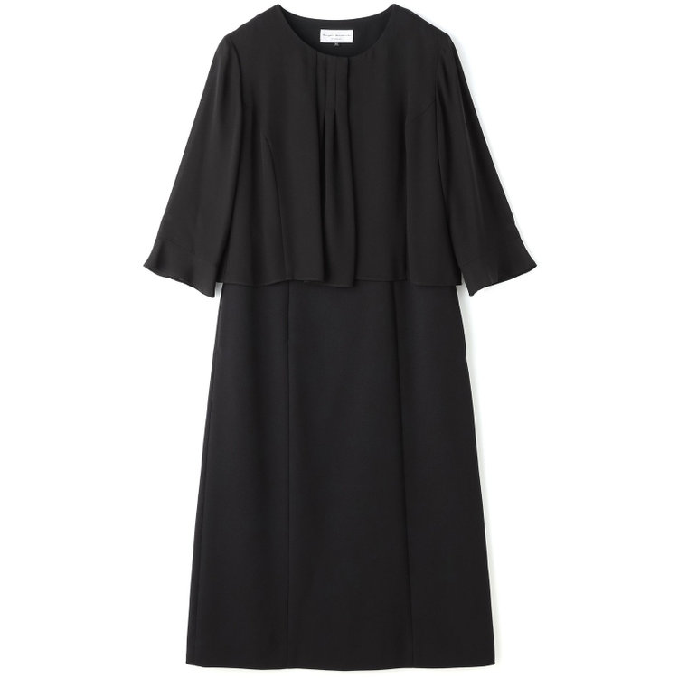 カンサイファム 【KANSAI YAMAMOTO FEMME】【年間】ノーカラー＋ワンピーススカートレディースフォーマル 黒