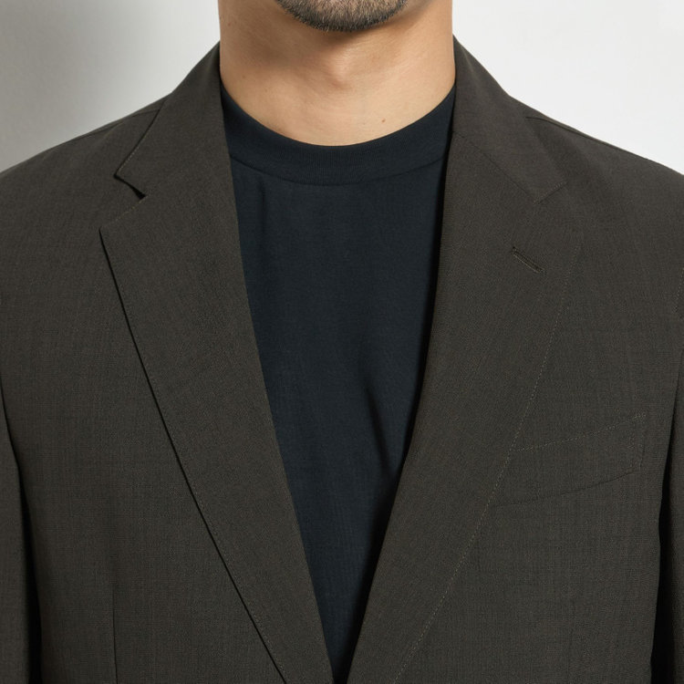 ＵＷＳ ＷＯＲＫ 【ULTRA WORK SUIT】【春夏】セットアップ2釦ジャケット/カーキ 黄淡色