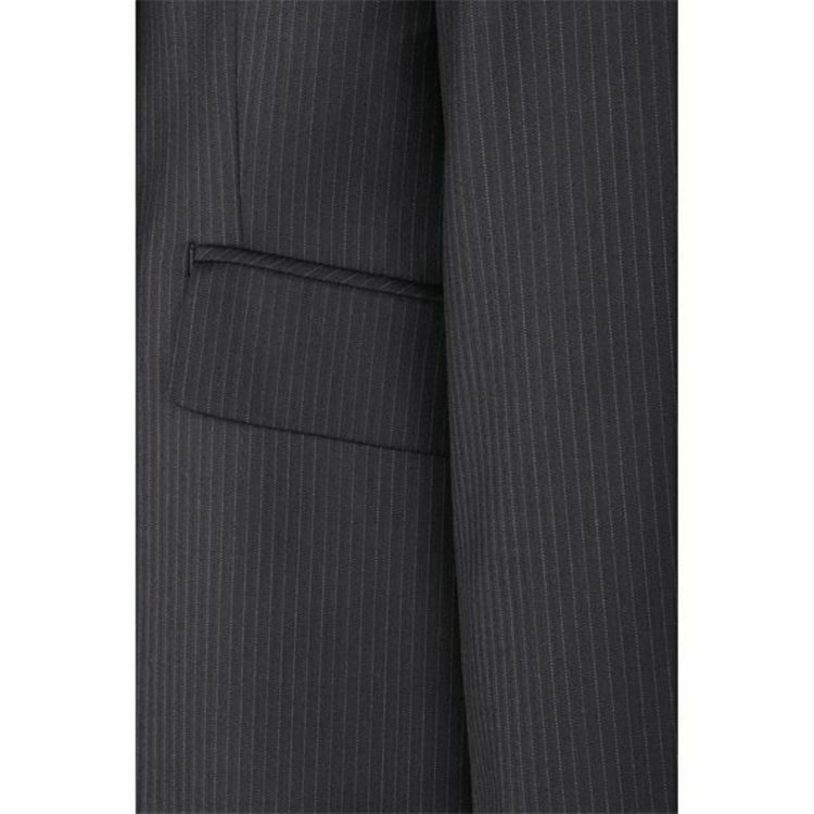 ソノタ（KONAKA用） 【Ultima nero G-Style】【年間】ブラック×ストライプ / ジャケット / ウォッシャブル / ストレッチ / 防シワ / 撥水加工 黒