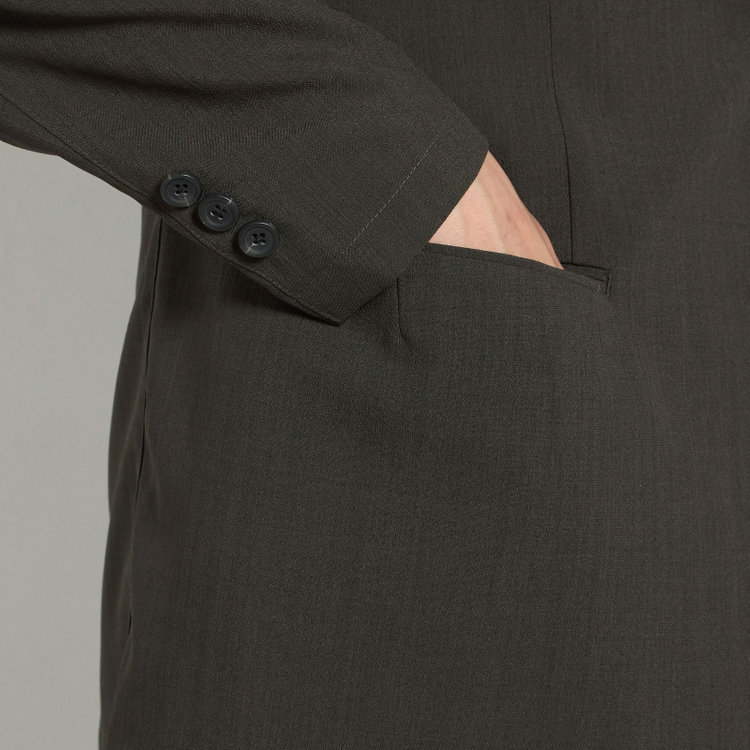 ＵＷＳ ＷＯＲＫ 【ULTRA WORK SUIT】【春夏】セットアップ2釦ジャケット/カーキ 黄淡色