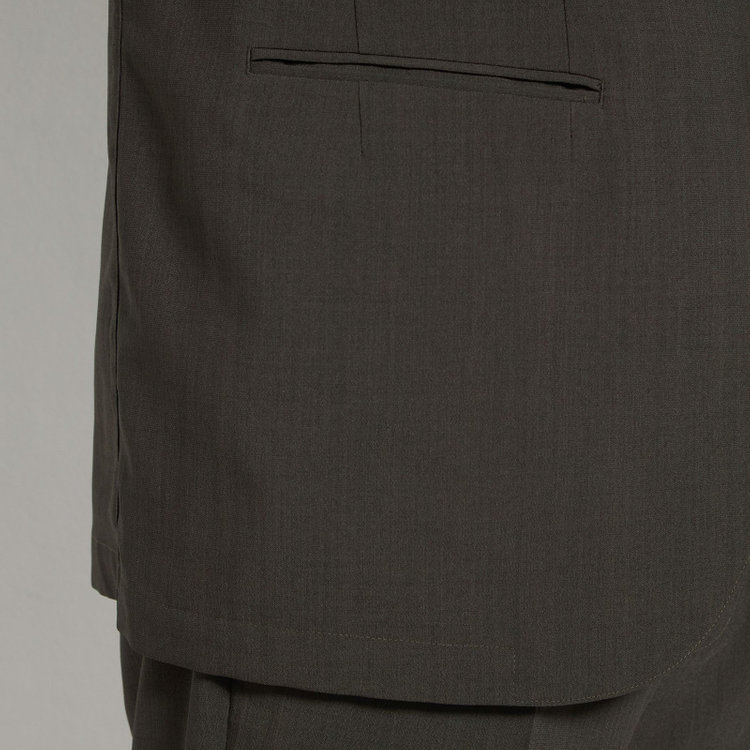 ＵＷＳ ＷＯＲＫ 【ULTRA WORK SUIT】【春夏】セットアップ2釦ジャケット/カーキ 黄淡色