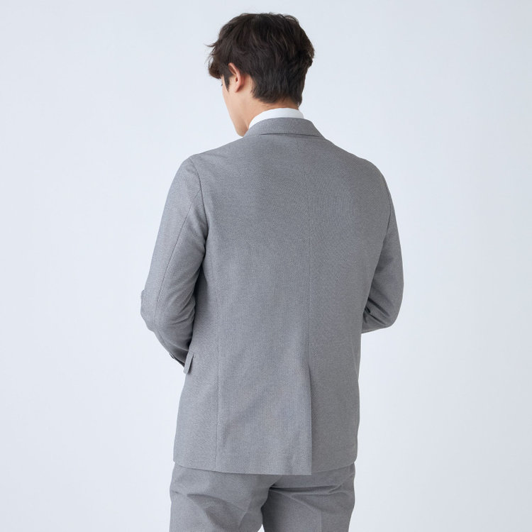 ハイスペックモーション 【HIGH SPEC MOTION】【春夏】ポリエステル2釦シングルジャケット/グレー グレー中間