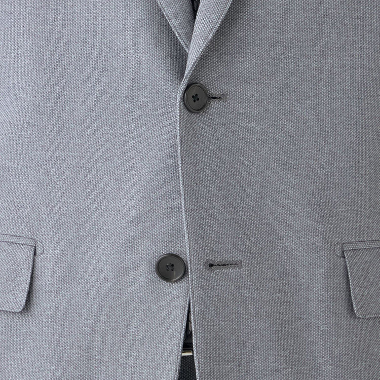 ハイスペックモーション 【HIGH SPEC MOTION】【春夏】ポリエステル2釦シングルジャケット/グレー グレー中間