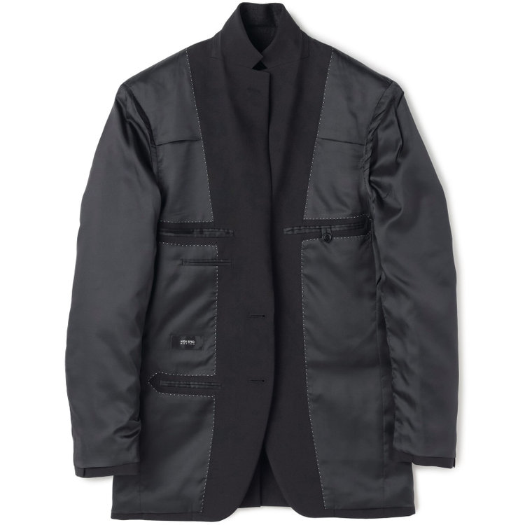 ハイスペックモーション 【HIGH SPEC MOTION】【年間】2釦シングルスーツ 0タック/ブラック/ウォシャブル/※裾上げ必要 黒