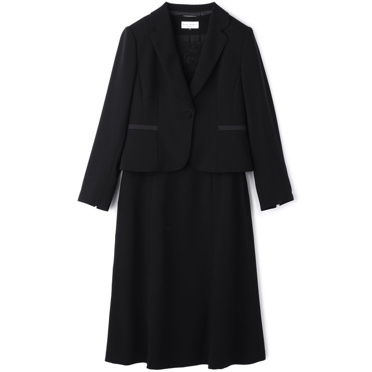 カンサイファム 【KANSAI YAMAMOTO FEMME】【年間】テーラード＋ボレロ風ワンピースレディースフォーマル 黒