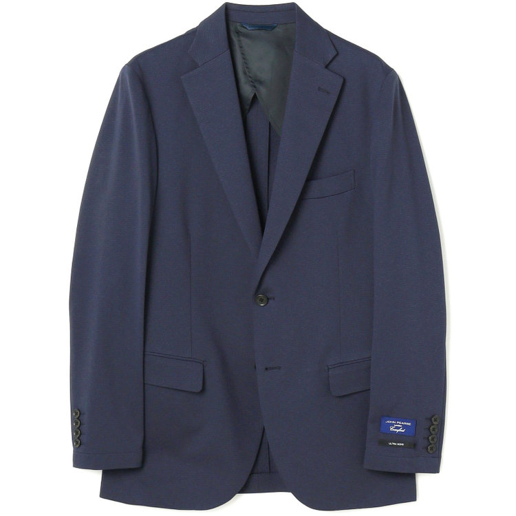 KONAKA　アウトレット 【WEB限定/OUTLET/汚れ・キズ等有】【JOHN PEARSE comfort navy】【春夏】機能性ポリエステル素材 2釦シングルジャケット/ネイビー/ULTRA MOVE/RIRANCHA/ウォッシャブル 紺濃色