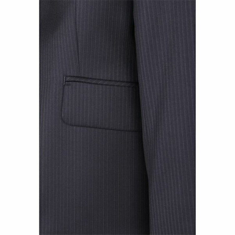 ソノタ（KONAKA用） 【Ultima nero G-Style】【年間】ネイビー×ストライプ / ジャケット / ウォッシャブル / ストレッチ / 防シワ / 撥水加工 紺中間