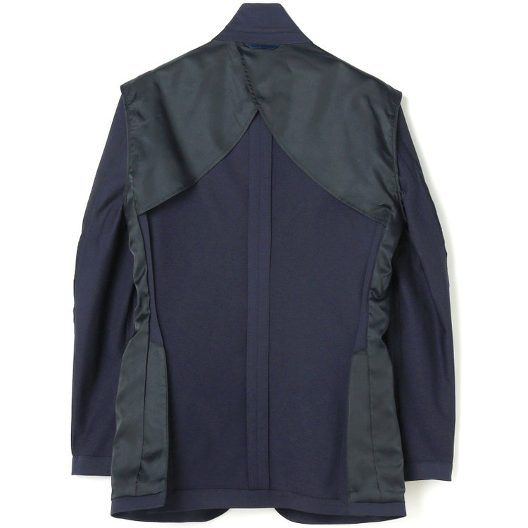 KONAKA　アウトレット 【WEB限定/OUTLET/汚れ・キズ等有】【JOHN PEARSE comfort navy】【春夏】機能性ポリエステル素材 2釦シングルジャケット/ネイビー/ULTRA MOVE/RIRANCHA/ウォッシャブル 紺濃色