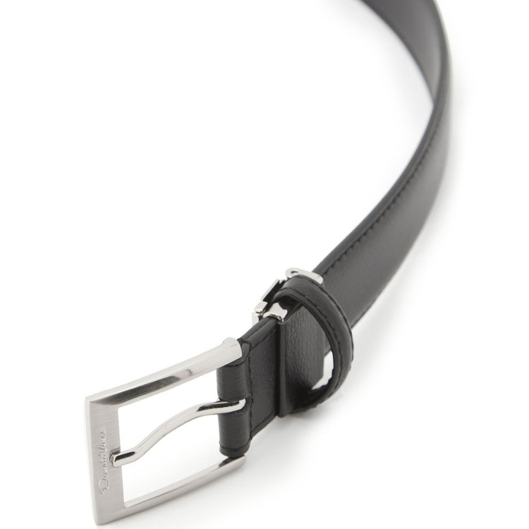 ドナートヴィンチ 【Donato Vinci Italy】ロングピンバックルベルト 3.0sm幅/ブラック(ウエスト130cmまで対応) 黒