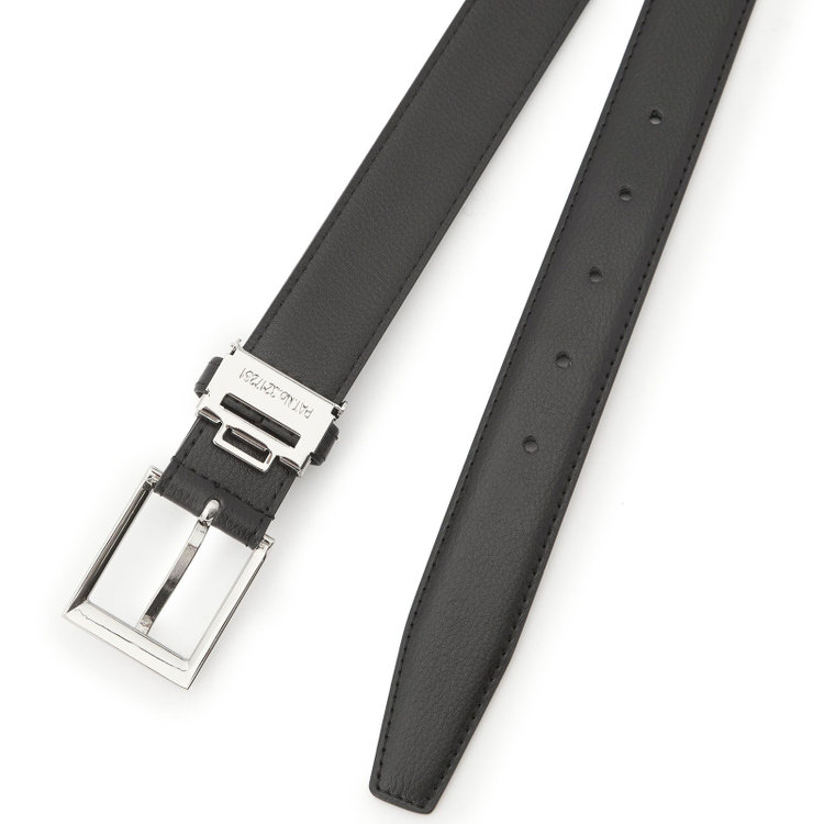 ドナートヴィンチ 【Donato Vinci Italy】ロングピンバックルベルト 3.0sm幅/ブラック(ウエスト130cmまで対応) 黒