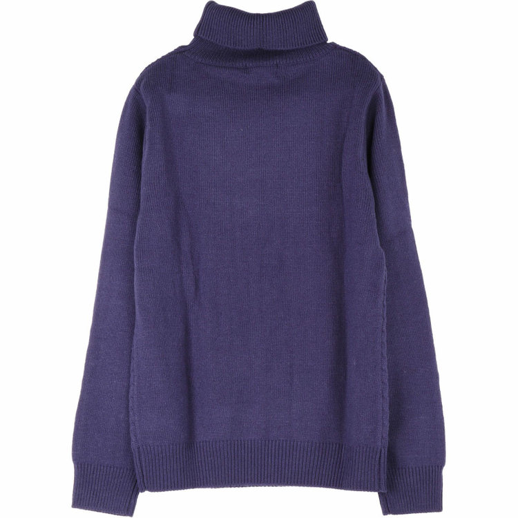 ドナートヴィンチ 【Donato Vinci Italy】タートルネックセーター/ネイビー/WASHABLE ネイビー系(紺)