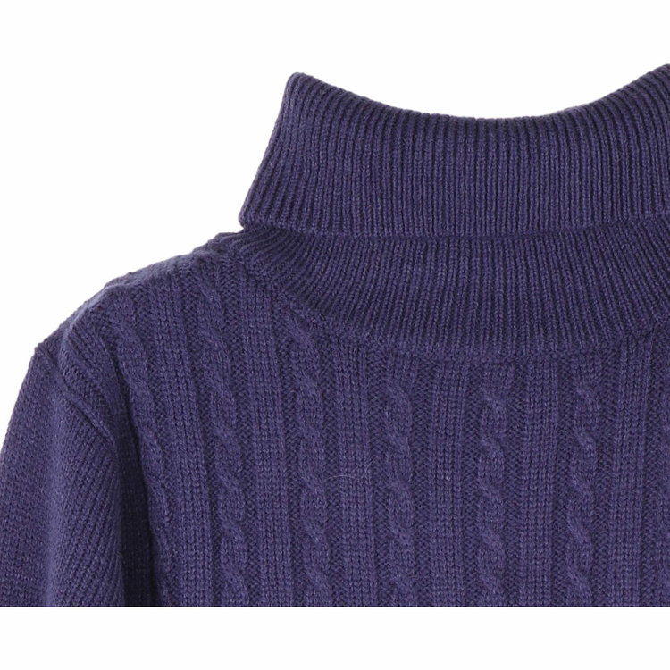 ドナートヴィンチ 【Donato Vinci Italy】タートルネックセーター/ネイビー/WASHABLE ネイビー系(紺)