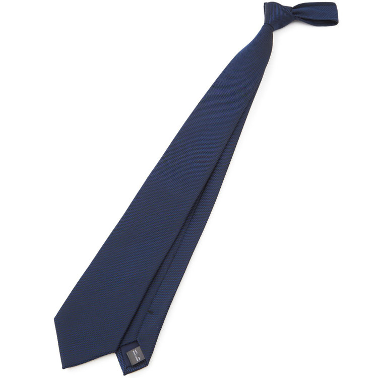 ソノタ（KONAKA用） 土佐兄弟コラボネクタイ＜社会人応援＞【兄】シルクブレンドソリッド系ネクタイ/ネイビー/「ランチランチランチ」 その他