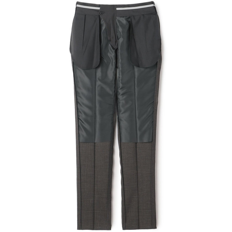 ＪＰ コンフォート 【JOHN PEARSE comfort】【春夏】ショートタックパンツ/ブラウン×ハウンドトゥース/ウエストムーブ/※裾上げ必要 茶中間