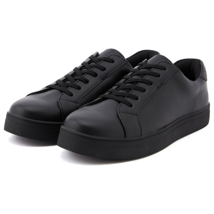 ＵＷＳ ＷＯＲＫ 【ULTRA WORK SHOES】Bizスニーカー ノーハンズ仕様！ビジカジ・インターン対応/ブラック 黒