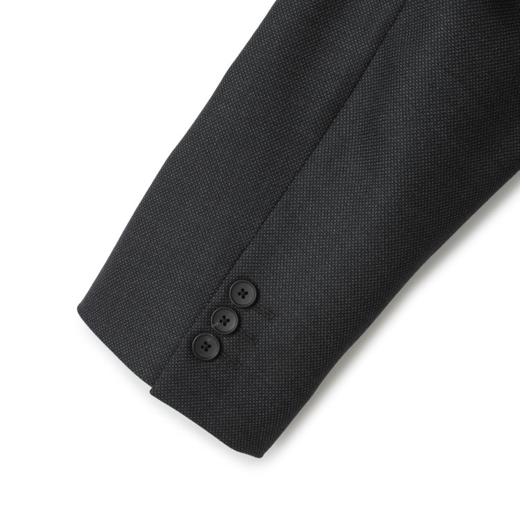 ドナートヴィンチ 【Donato Vinci Italy】【秋冬】2釦シングルスーツ 1タック/グレー×バーズアイ/REAL GRAY COLLECTION/NEW ZEALAND WOOL/SustainaBee Wool/※裾上げ必要 グレー濃色