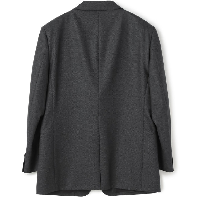 ドナートヴィンチ 【Donato Vinci Italy】【秋冬】2釦シングルスーツ 1タック/グレー×バーズアイ/REAL GRAY COLLECTION/NEW ZEALAND WOOL/SustainaBee Wool/※裾上げ必要 グレー濃色
