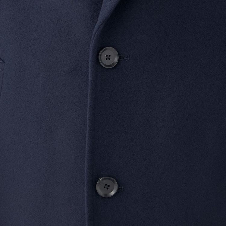 ソノタ（KONAKA用） 【THE 神 COAT】【Donato Vinci Italy UOMO】ウールチェスターコート/ネイビー/NEW ZEALAND LIMITED WOOL 紺中間