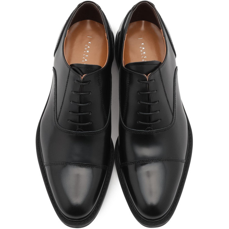 ＫＭＣブラック 【KANSAIMAN collection】ストレートチップドレスシューズ/ブラック 黒