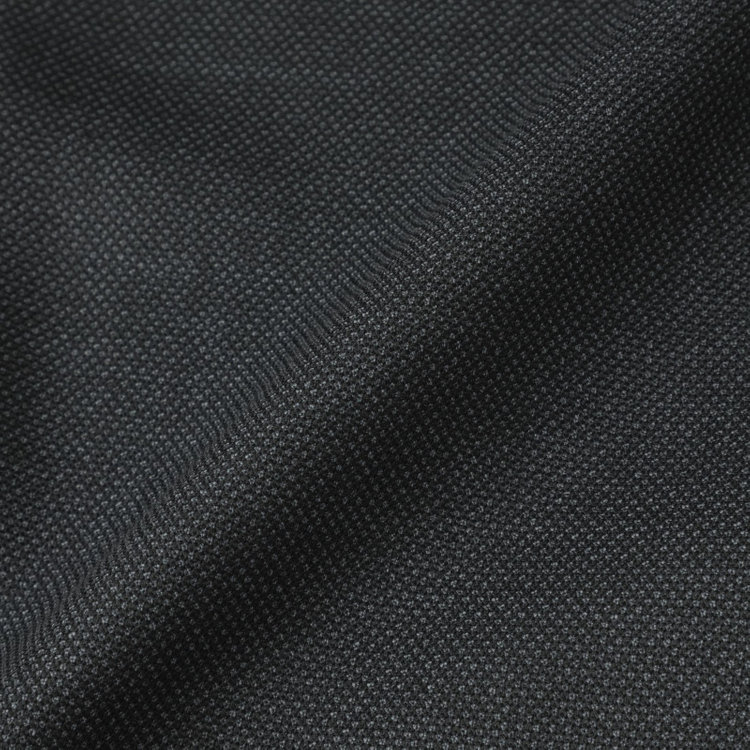 ドナートヴィンチ 【Donato Vinci Italy】【秋冬】2釦シングルスーツ 1タック/グレー×バーズアイ/REAL GRAY COLLECTION/NEW ZEALAND WOOL/SustainaBee Wool/※裾上げ必要 グレー濃色