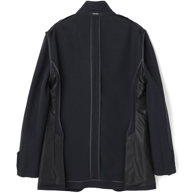 ＪＰコンフォート ネイビー 【JOHN PEARSE comfort navy】【春夏】2釦シングルジャケット/ネイビー×ドットエアー＆カラミ織り 紺中間