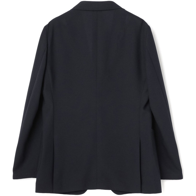 ＪＰコンフォート ネイビー 【JOHN PEARSE comfort navy】【春夏】2釦シングルジャケット/ネイビー×ドットエアー＆カラミ織り 紺中間