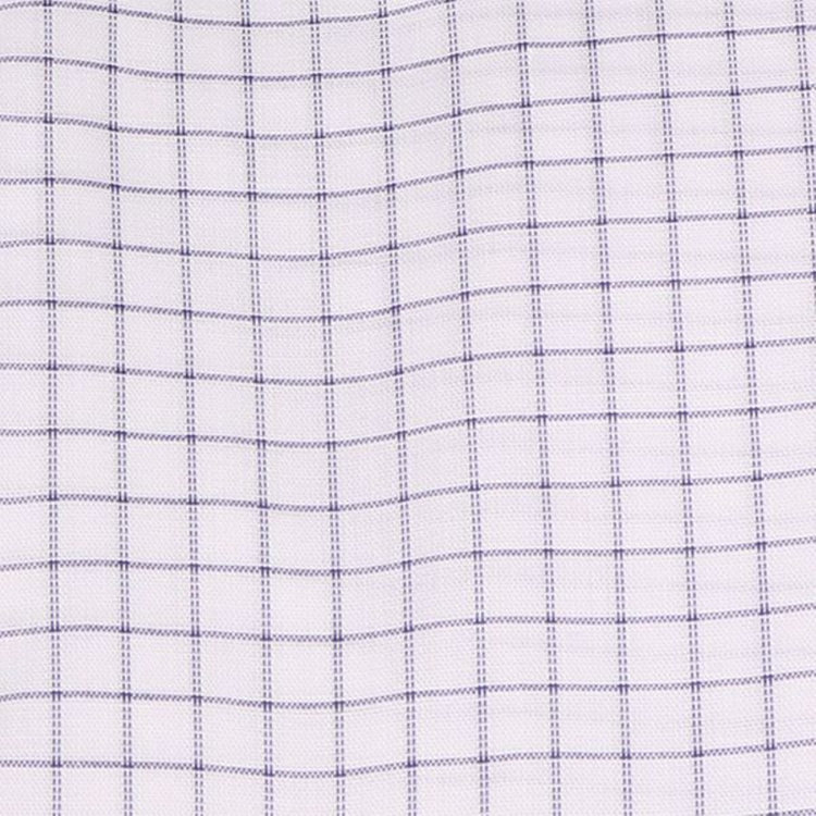 ＤＵＫＥ ＭＯＲＧＡ 【半袖】【DUKEMORGAN】【形態安定】ボタンダウンワイシャツ/ホワイト×ネイビーチェック ホワイト系(白)