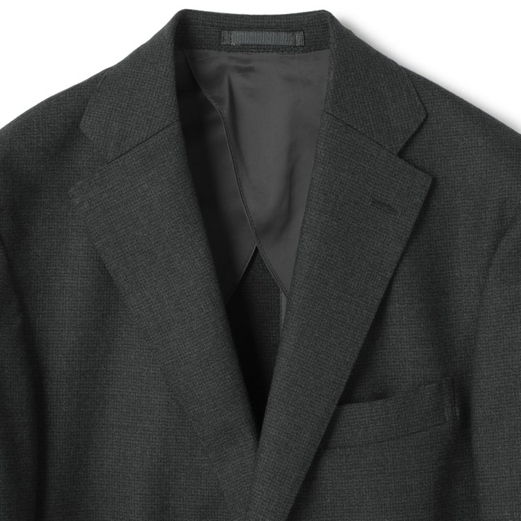 ＪＰ コンフォート 【JOHN PEARSE comfort】【秋冬】2釦シングルスーツ ショートタック/グリーングレー×チェック/REAL GRAY/NEW ZEALAND WOOLSHOWER CLEAN/SustainaBee Wool/※裾上げ必要 緑中間