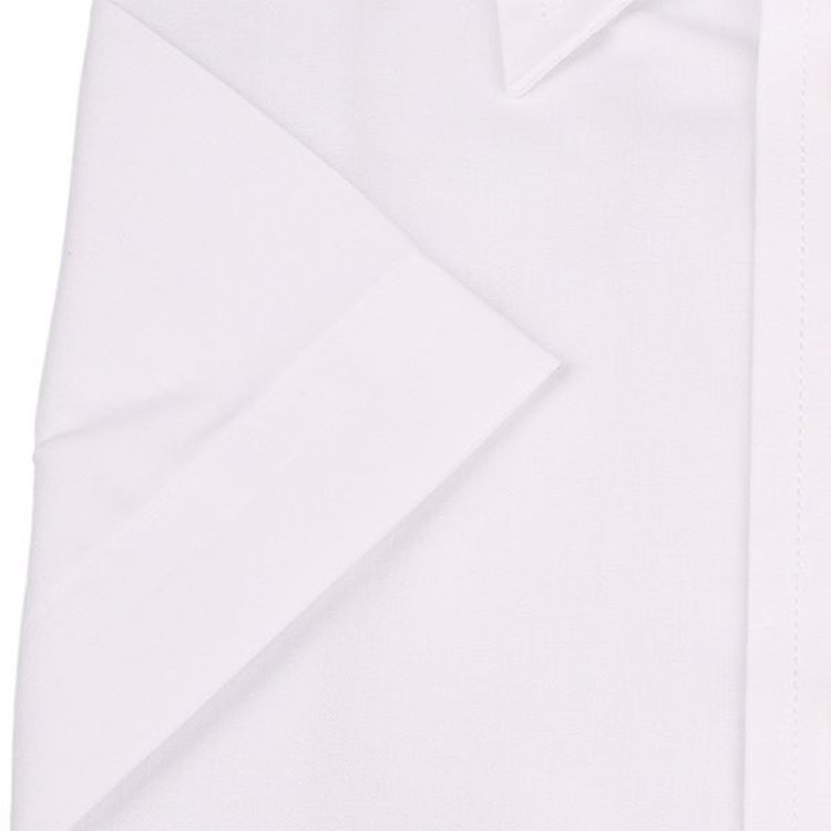 ＤＵＫＥ ＭＯＲＧＡ 【半袖】【DUKEMORGAN】【形態安定】ボタンダウンワイシャツ/ホワイト×ソリッド ホワイト系(白)