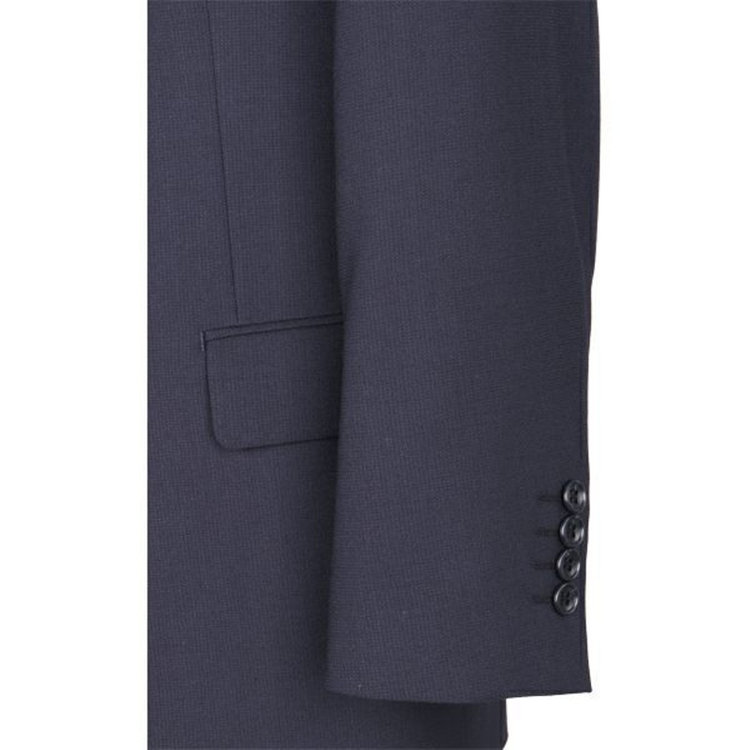トゥルートップ 【TRUE TOP】【秋冬】スペアパンツ付き/2釦シングルスーツ 1タック/ネイビー×ソリッド ネイビー系(紺)