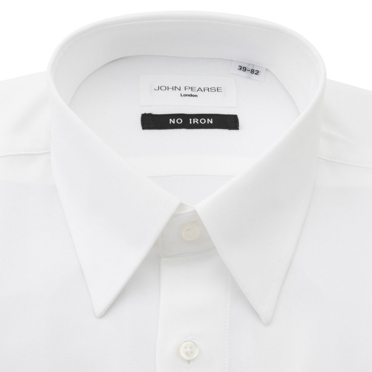 KONAKA　アウトレット 【WEB限定/OUTLET/汚れ・キズ等有】【JOHN PEARSE White】【形態安定】レギュラードレスシャツ/ホワイト/ULTRA MOVE 白