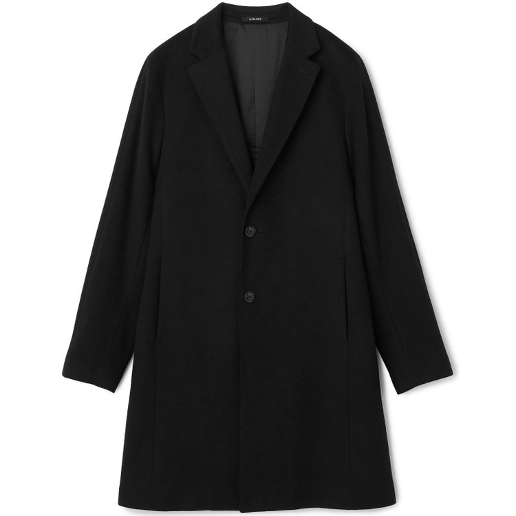 ＪＰ コンフォート 【JOHN PEARSE comfort】チェスターコート /ブラック /スプリットラグラン仕様 /ULTRA MOVE COAT/ウールブレンド 黒