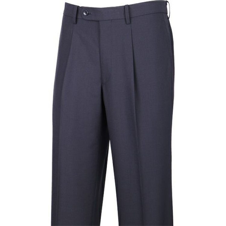 トゥルートップ 【TRUE TOP】【秋冬】スペアパンツ付き/2釦シングルスーツ 1タック/ネイビー×ソリッド ネイビー系(紺)