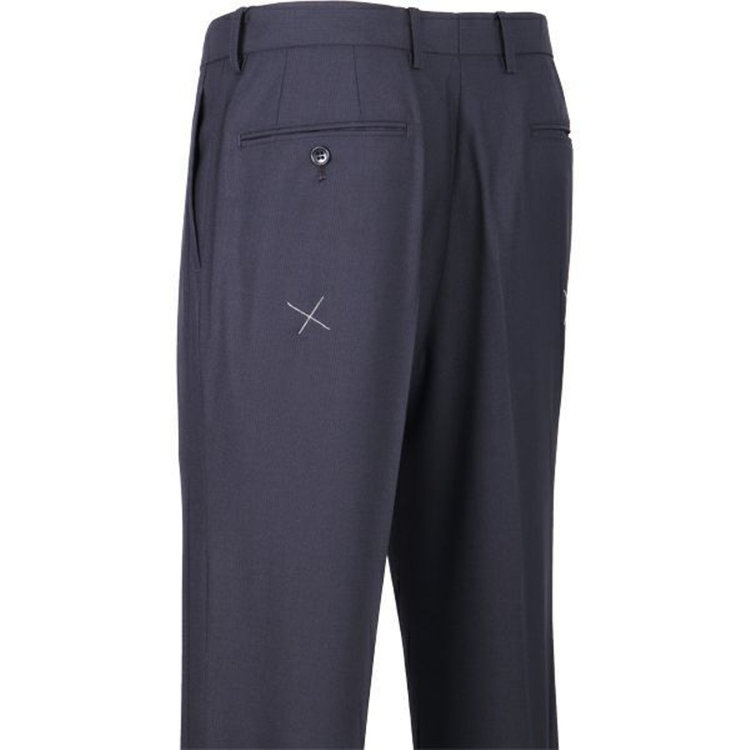 トゥルートップ 【TRUE TOP】【秋冬】スペアパンツ付き/2釦シングルスーツ 1タック/ネイビー×ソリッド ネイビー系(紺)