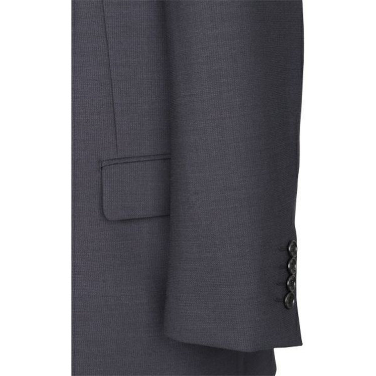 トゥルートップ 【TRUE TOP】【秋冬】スペアパンツ付き/2釦シングルスーツ 1タック/グレー×ソリッド グレー系(灰)