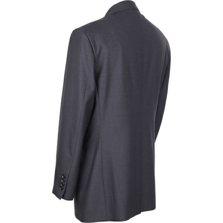 トゥルートップ 【TRUE TOP】【秋冬】スペアパンツ付き/2釦シングルスーツ 1タック/グレー×ソリッド グレー系(灰)