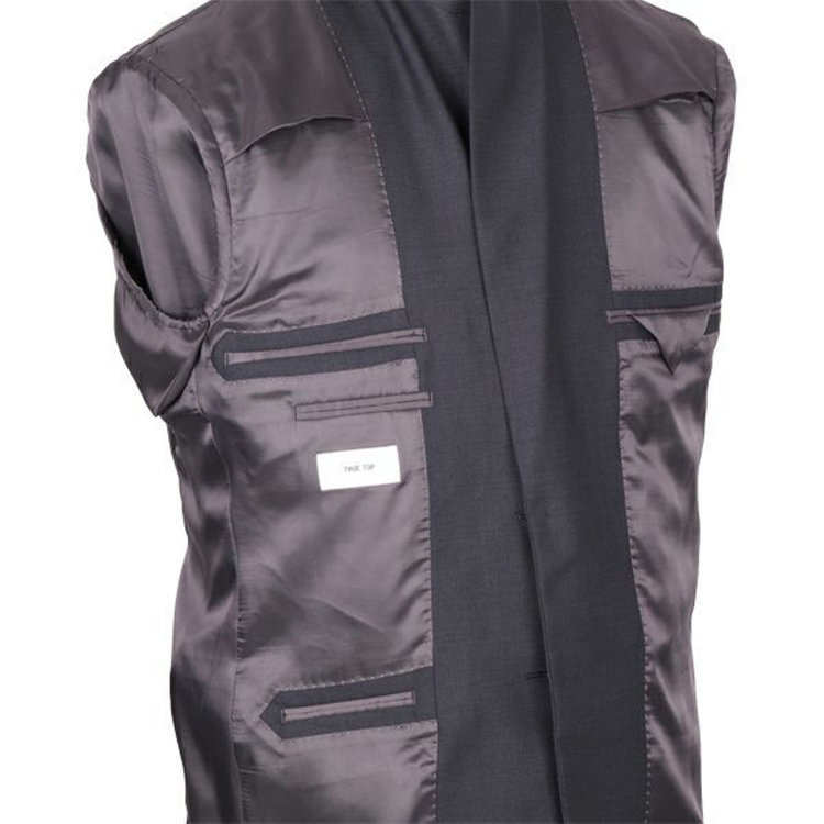 トゥルートップ 【TRUE TOP】【秋冬】スペアパンツ付き/2釦シングルスーツ 1タック/グレー×ソリッド グレー系(灰)