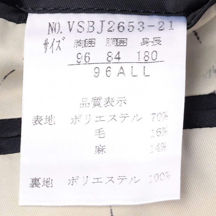 スタンリーブラッカ 【stanley blacker new york】【春夏】2釦ジャケット/グレー×ウィンドペン グレー淡色