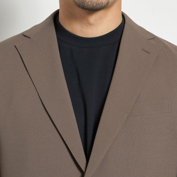 ハイスペックモーション 【HIGH SPEC MOTION】【春夏】ポリエステル2釦シングルジャケット/ブラウン 茶淡色