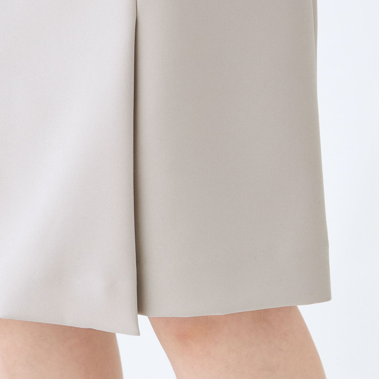 ＭＩＲＵＭ 【mirum purple】【年間】ラップ風フレアスカート/グレージュ グレー淡色