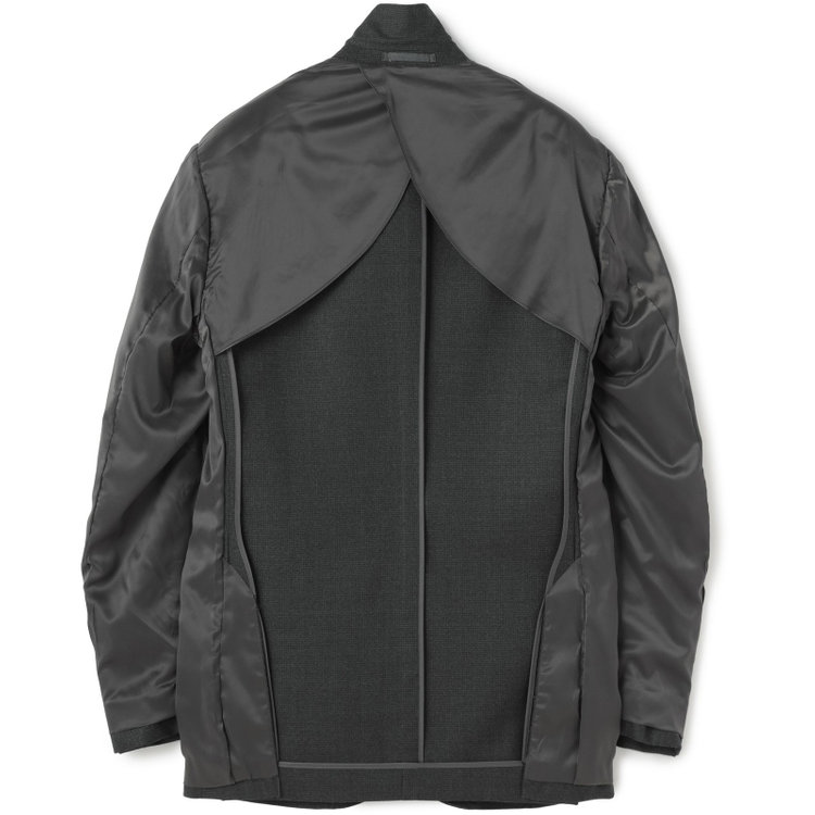 ＪＰ コンフォート 【JOHN PEARSE comfort】【秋冬】2釦シングルスーツ ショートタック/グリーングレー×チェック/REAL GRAY/NEW ZEALAND WOOLSHOWER CLEAN/SustainaBee Wool/※裾上げ必要 緑中間